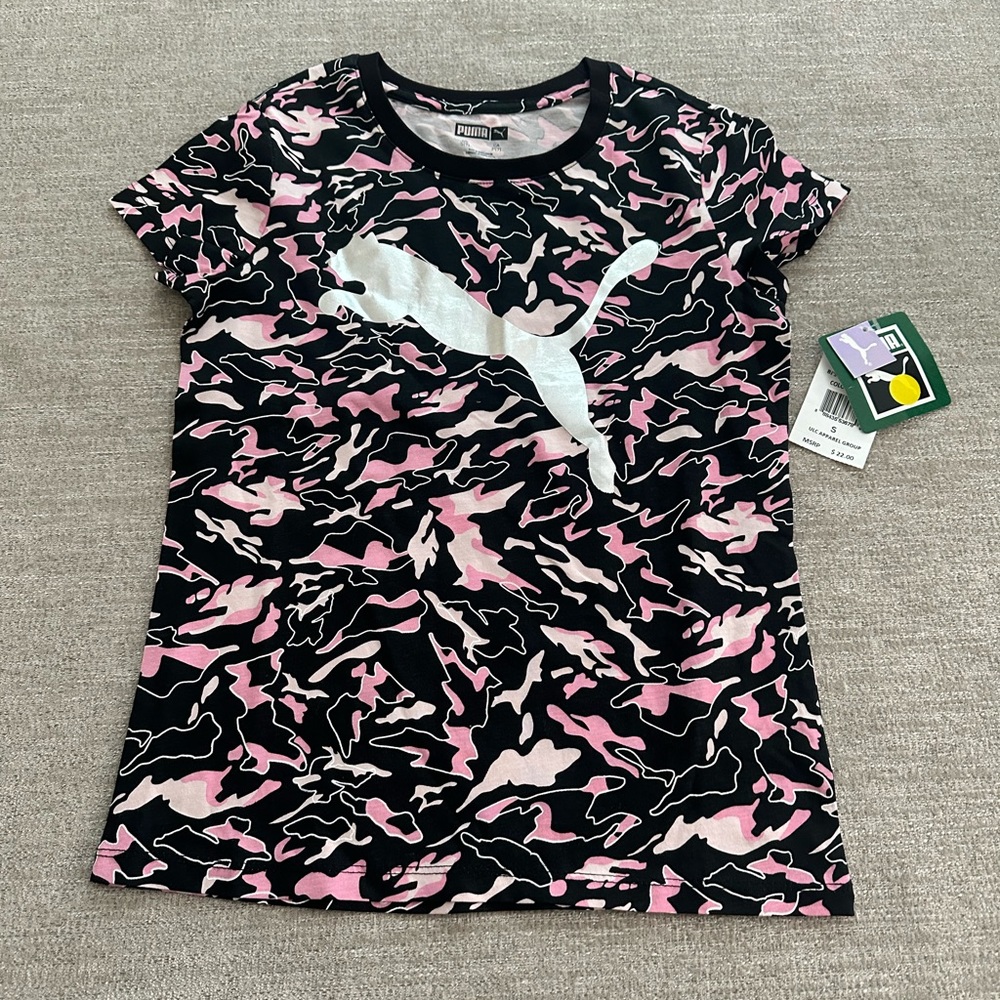 Kids Puma Short Sleeve Shirt Size 7